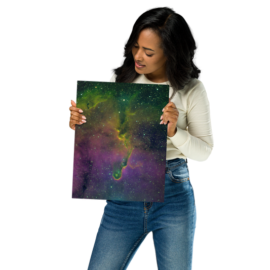 Interstellar Raindrop in Space Soup - Elephant Trunk Nebula Metal Print