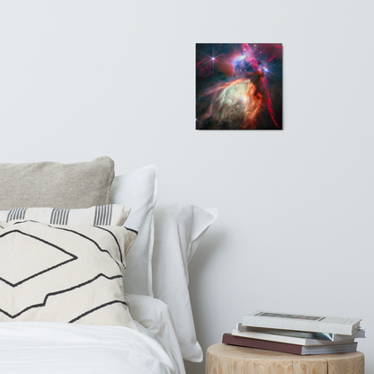 Rho Ophiuchi Nebula Metal Print: Webb Telescope Wonder
