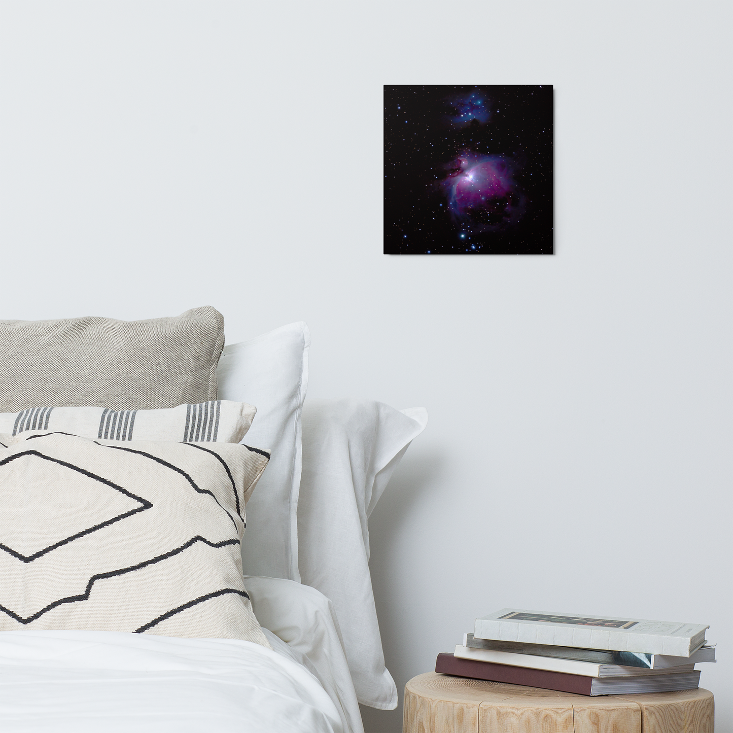 Orion Nebula, Messier 42, Astrophotography, Glossy Metal 12"x12" Print