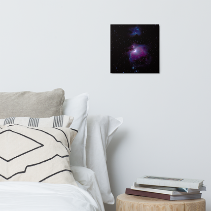 Orion Nebula, Messier 42, Astrophotography, Glossy Metal 12"x12" Print