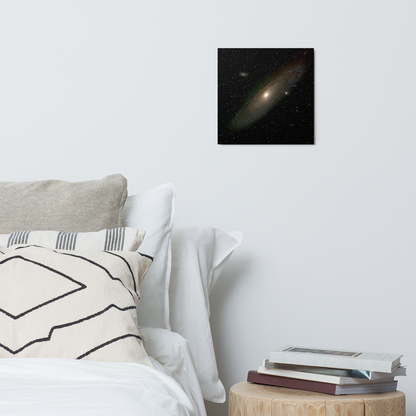 Andromeda Galaxy: Astrophotography Art Printed on Metal