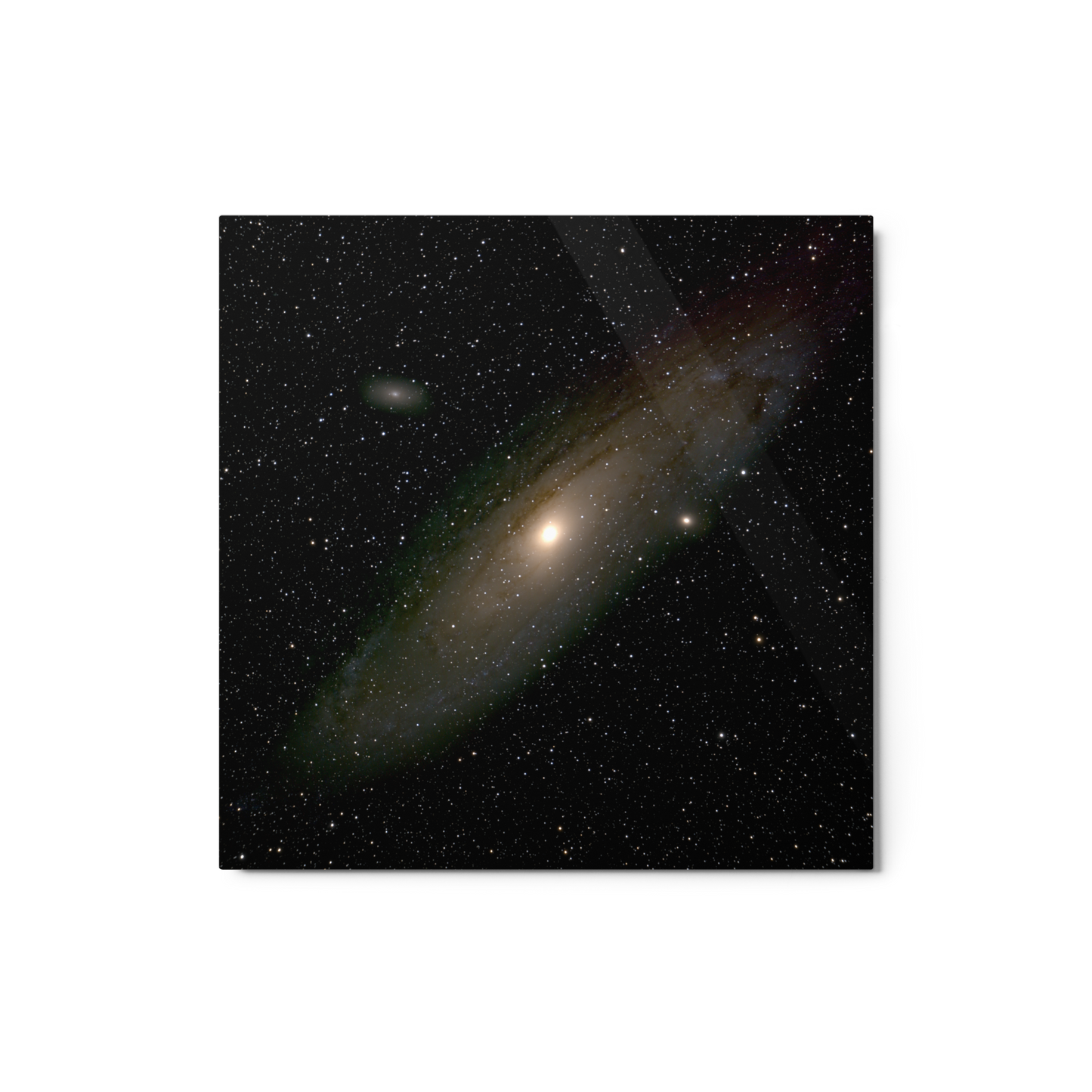 Andromeda Galaxy: Astrophotography Art Printed on Metal