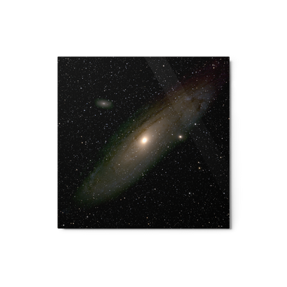 Andromeda Galaxy: Astrophotography Art Printed on Metal