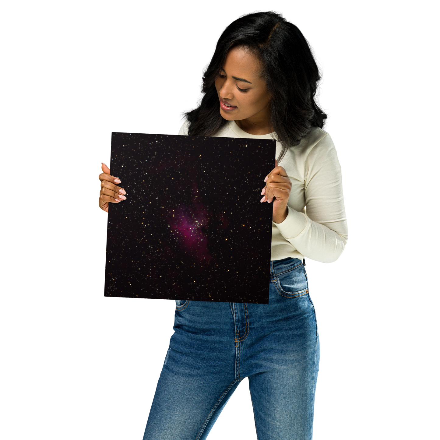Eagle Nebula Astrophotography Metal Print
