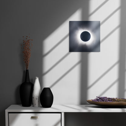 Metal Print of 2024 Solar Eclipse Totality - Capture the Majesty of Totality  🌞🌑