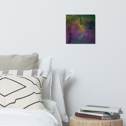 Interstellar Raindrop in Space Soup - Elephant Trunk Nebula Metal Print