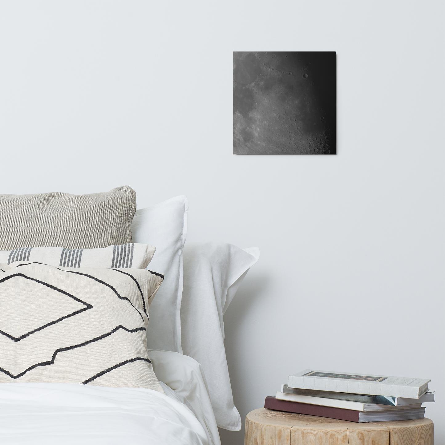 Stinky Sulphur Smelling Moon Cheese - Lunar Metal Print