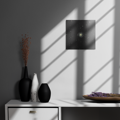 Phantom Galaxy: Casper’s Friendly Spiral - Metal Space Art
