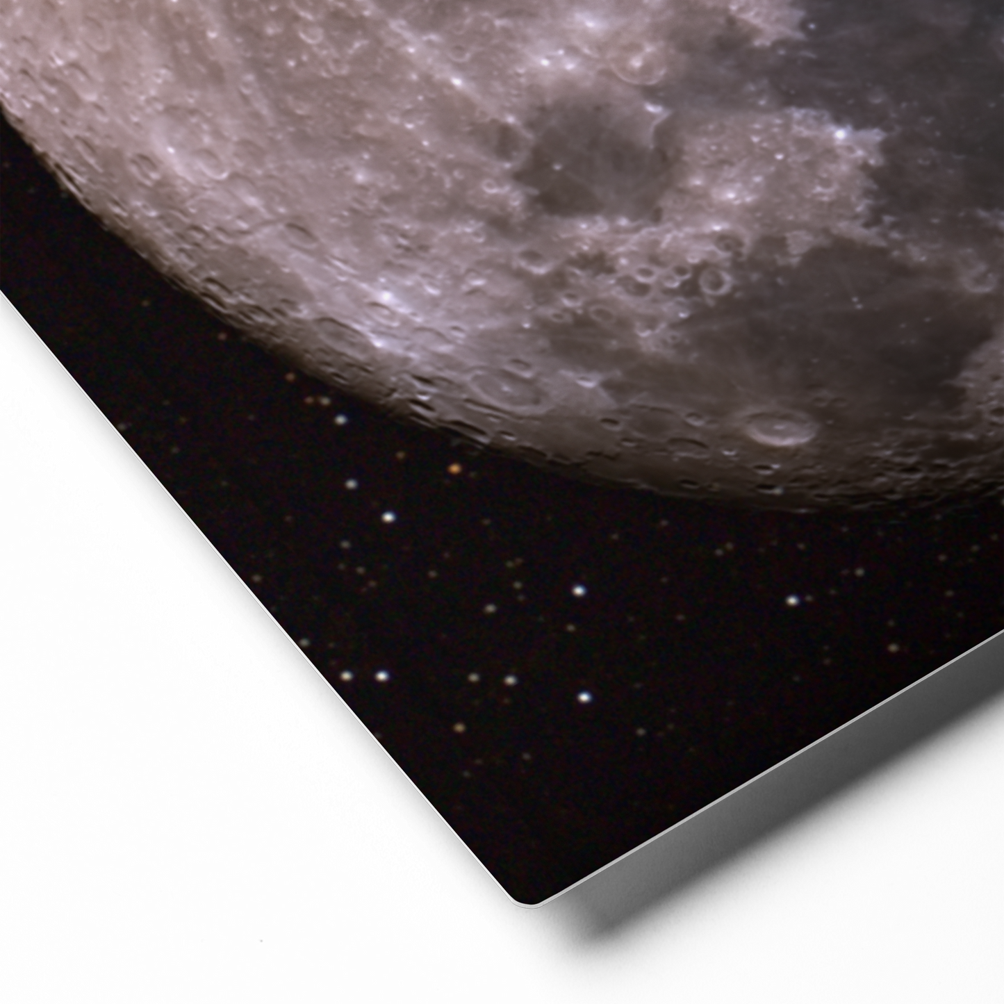 Luminous Lunar Beauty: Super Blue Moon Metal Print 12"x12"