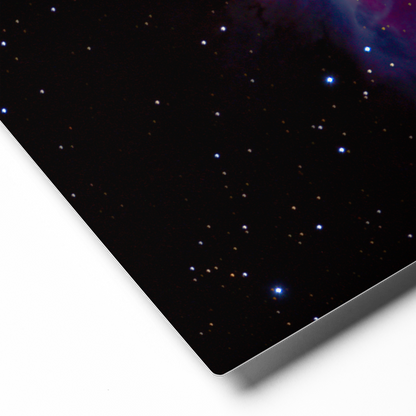Orion Nebula, Messier 42, Astrophotography, Glossy Metal 12"x12" Print