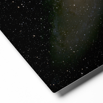 Andromeda Galaxy: Astrophotography Art Printed on Metal