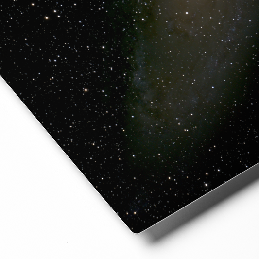 Andromeda Galaxy: Astrophotography Art Printed on Metal