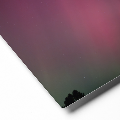 Northern Lights Metal Print - Aurora Borealis in Vivid Detail