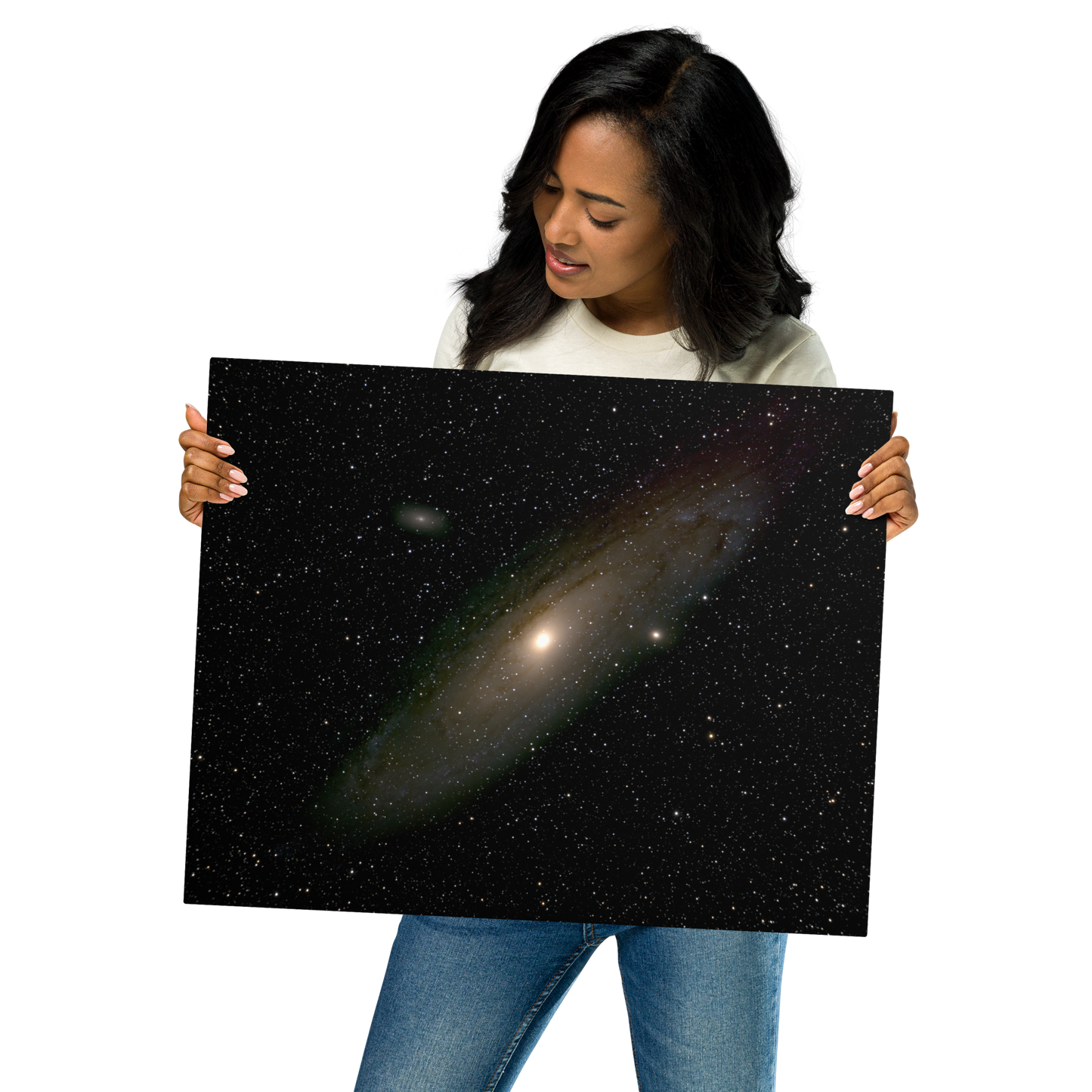 Andromeda Galaxy: Astrophotography Art Printed on Metal