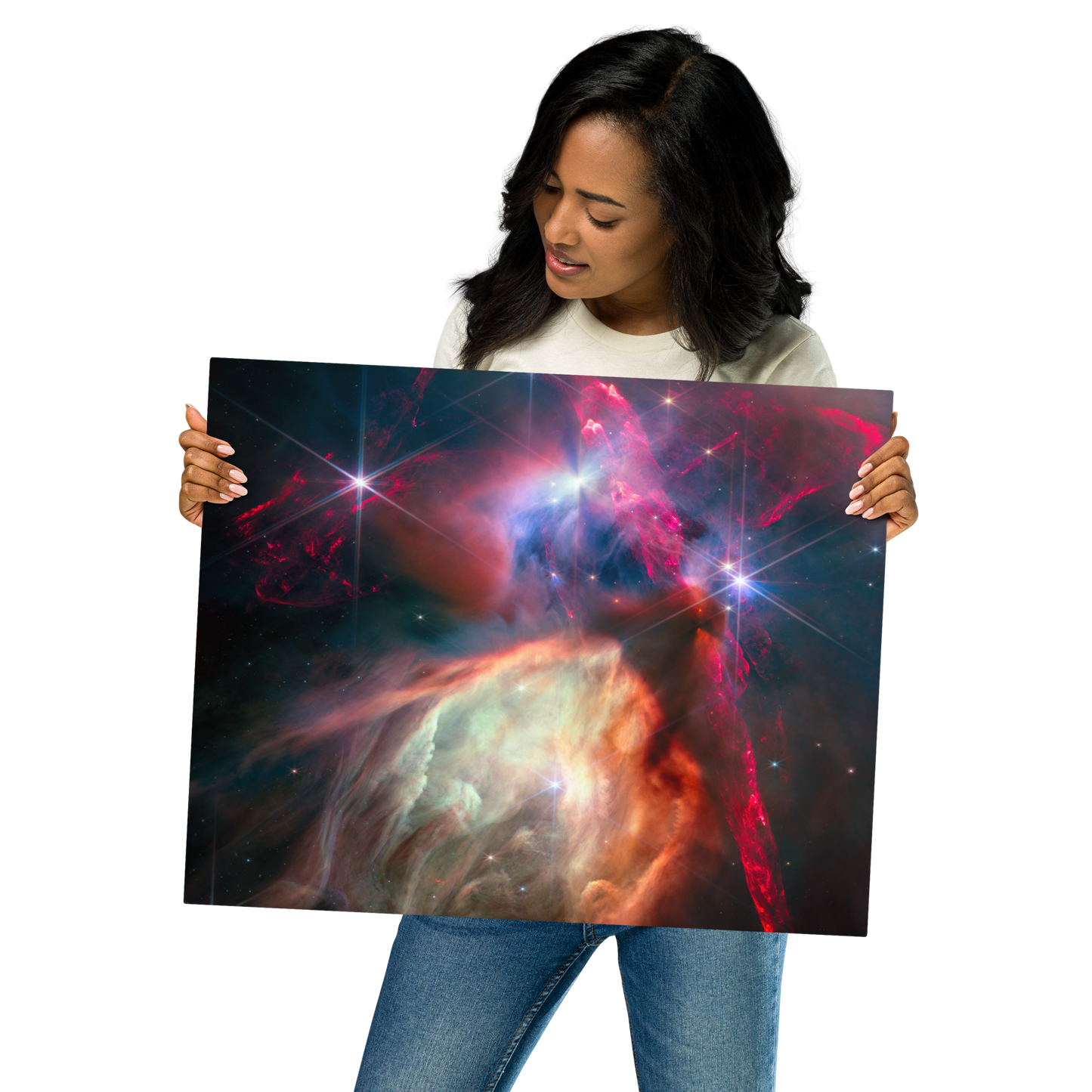 Rho Ophiuchi Nebula Metal Print: Webb Telescope Wonder