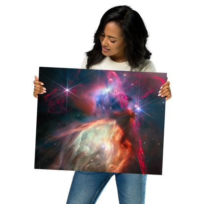 Rho Ophiuchi Nebula Metal Print: Webb Telescope Wonder