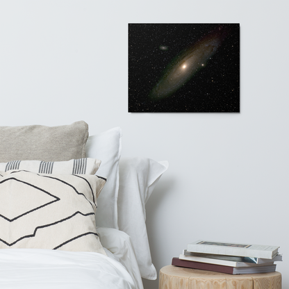 Andromeda Galaxy: Astrophotography Art Printed on Metal