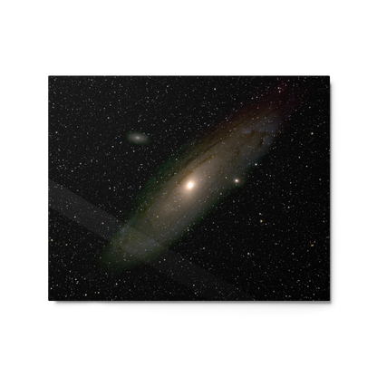 Andromeda Galaxy: Astrophotography Art Printed on Metal