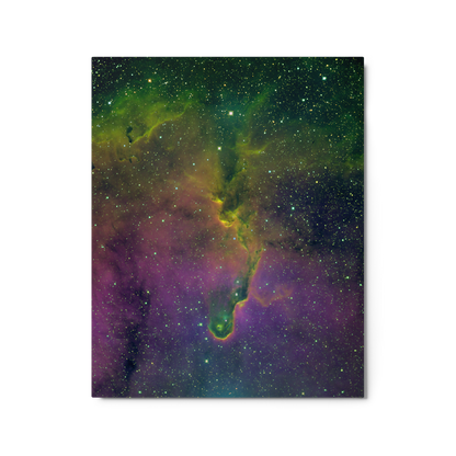 Interstellar Raindrop in Space Soup - Elephant Trunk Nebula Metal Print