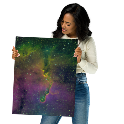 Interstellar Raindrop in Space Soup - Elephant Trunk Nebula Metal Print