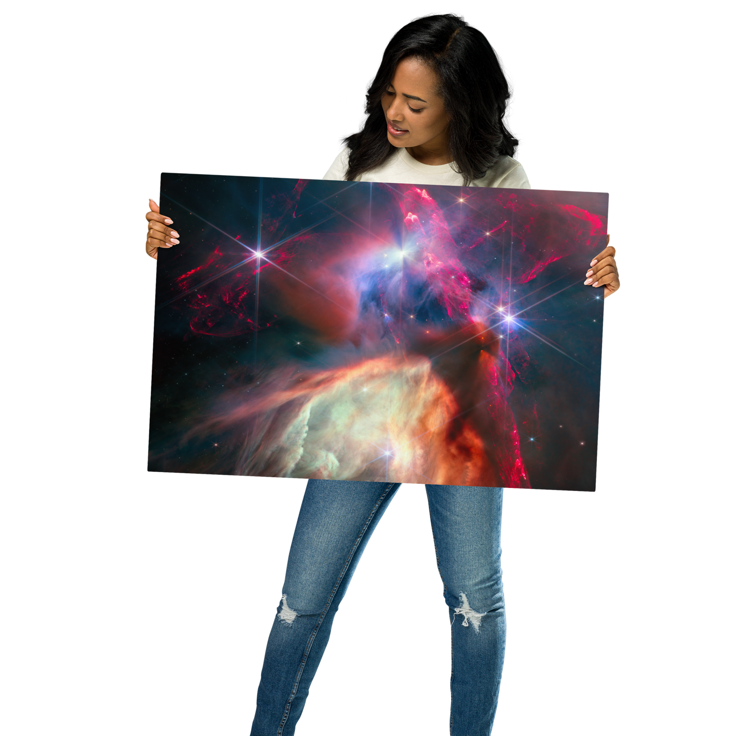 Rho Ophiuchi Nebula Metal Print: Webb Telescope Wonder