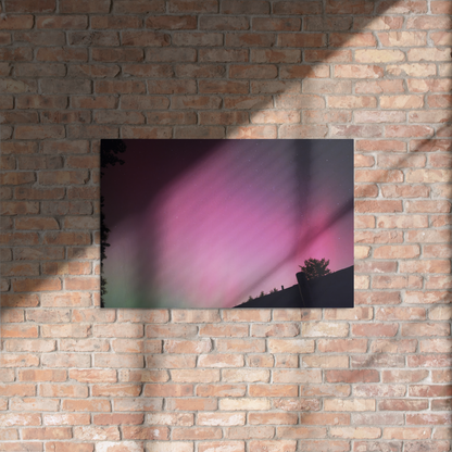 Northern Lights Metal Print - Aurora Borealis in Vivid Detail