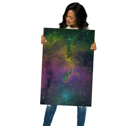 Interstellar Raindrop in Space Soup - Elephant Trunk Nebula Metal Print