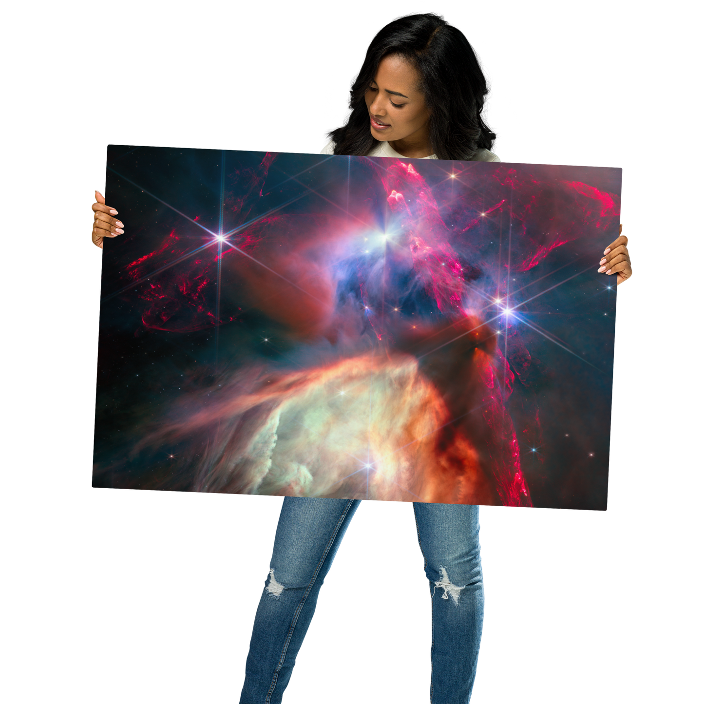 Rho Ophiuchi Nebula Metal Print: Webb Telescope Wonder