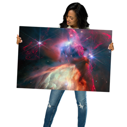Rho Ophiuchi Nebula Metal Print: Webb Telescope Wonder