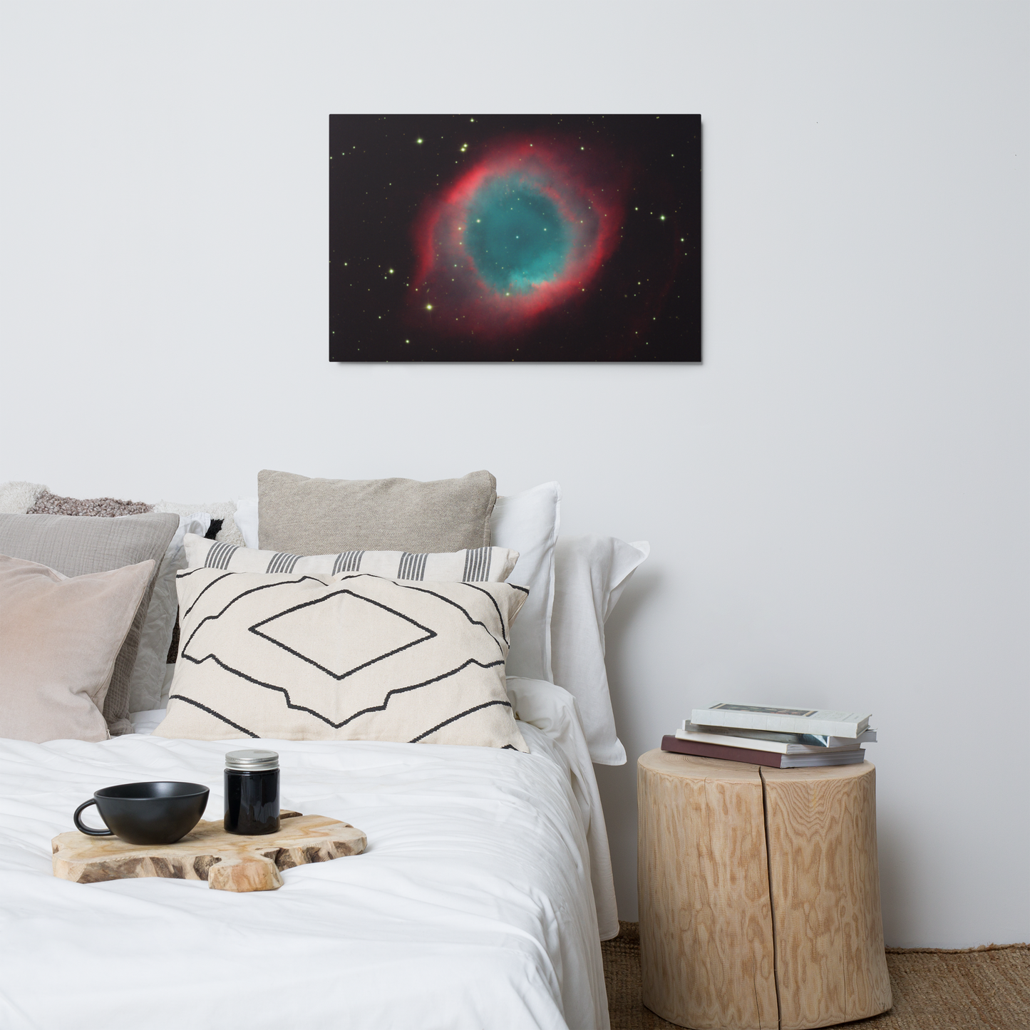 The Cosmic Eye, a Metal Print of the Deep Space Helix Nebula