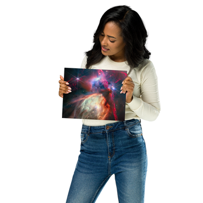 Rho Ophiuchi Nebula Metal Print: Webb Telescope Wonder