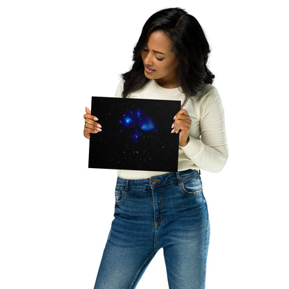 Pleiades Printed on Metal in Various Galactic Sizes