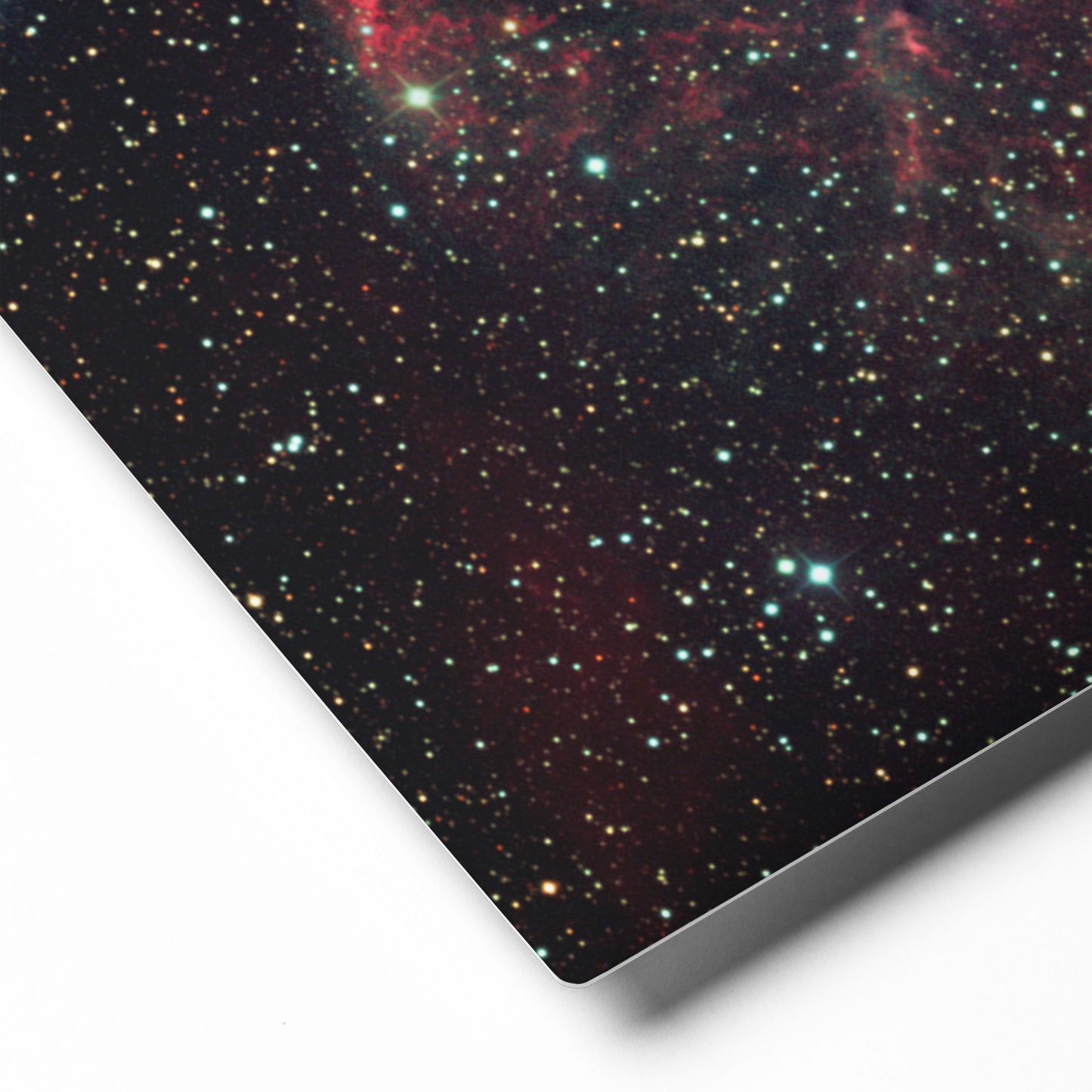 Crescent Surfing the Solar Wind, a Deep Space Astrophotography Metal Print