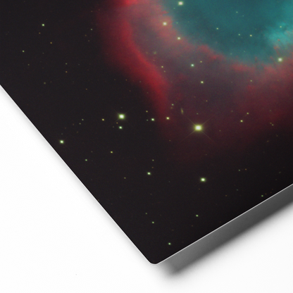 The Cosmic Eye, a Metal Print of the Deep Space Helix Nebula