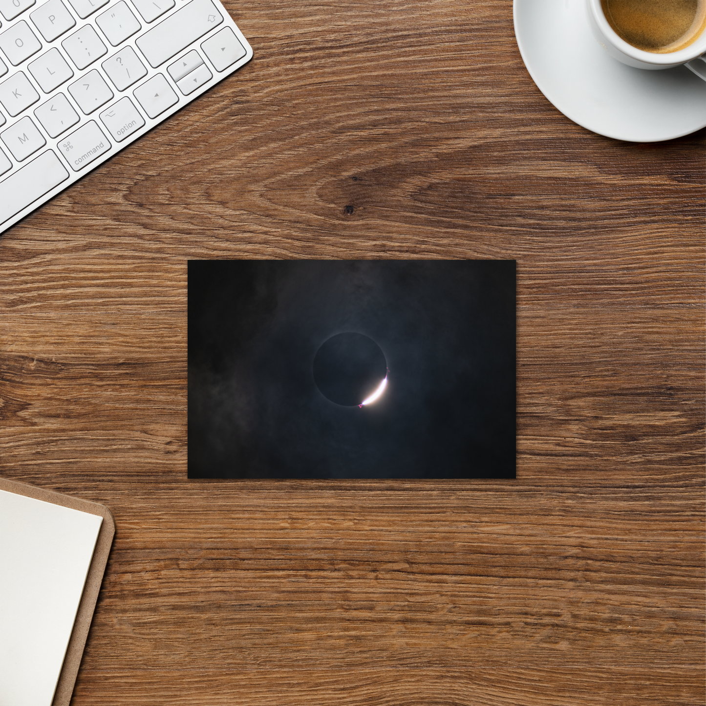 2024 Solar Eclipse Diamond Ring Greeting Card - Send Stellar Greetings to Your Loved Ones 🌞🌙