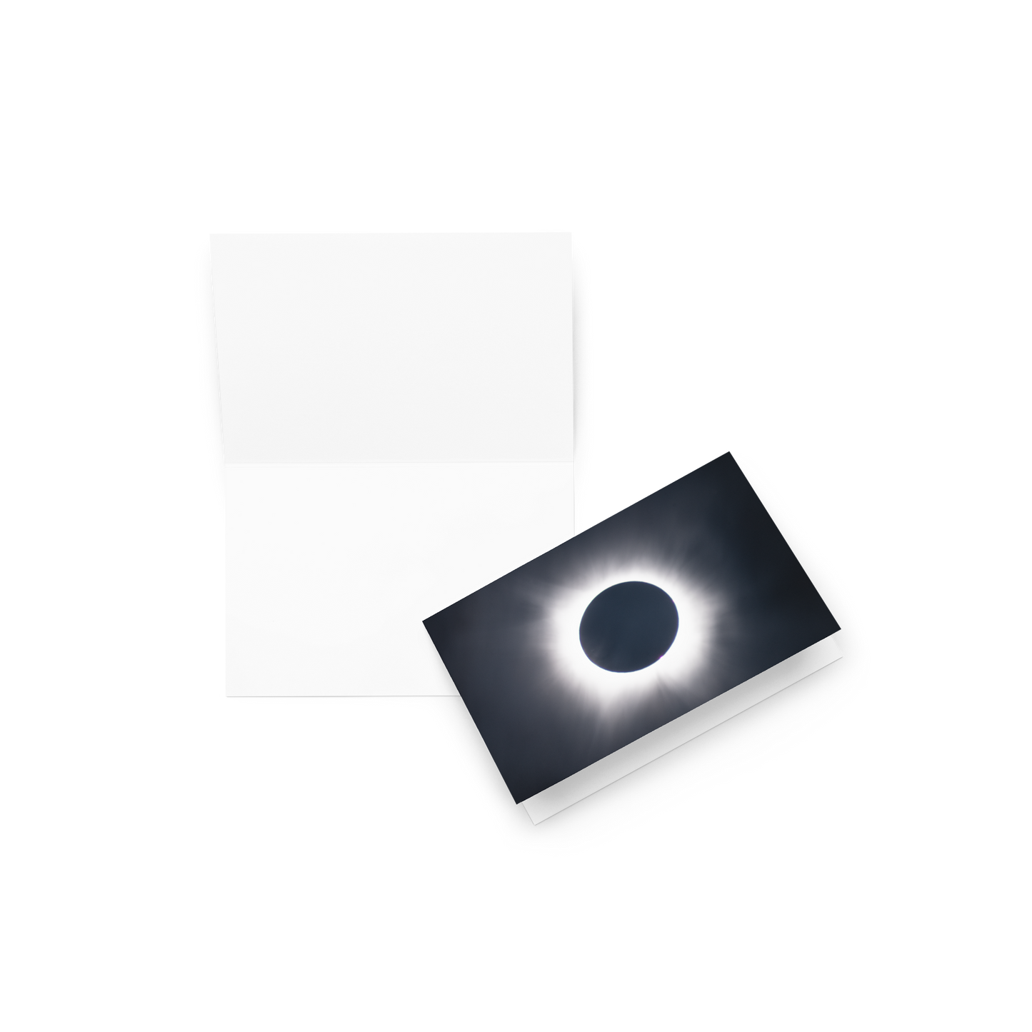 2024 Solar Eclipse Totality Greeting Card - Celestial Wonders in Every Fold 🌞🌑