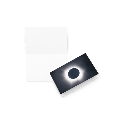 2024 Solar Eclipse Totality Greeting Card - Celestial Wonders in Every Fold 🌞🌑