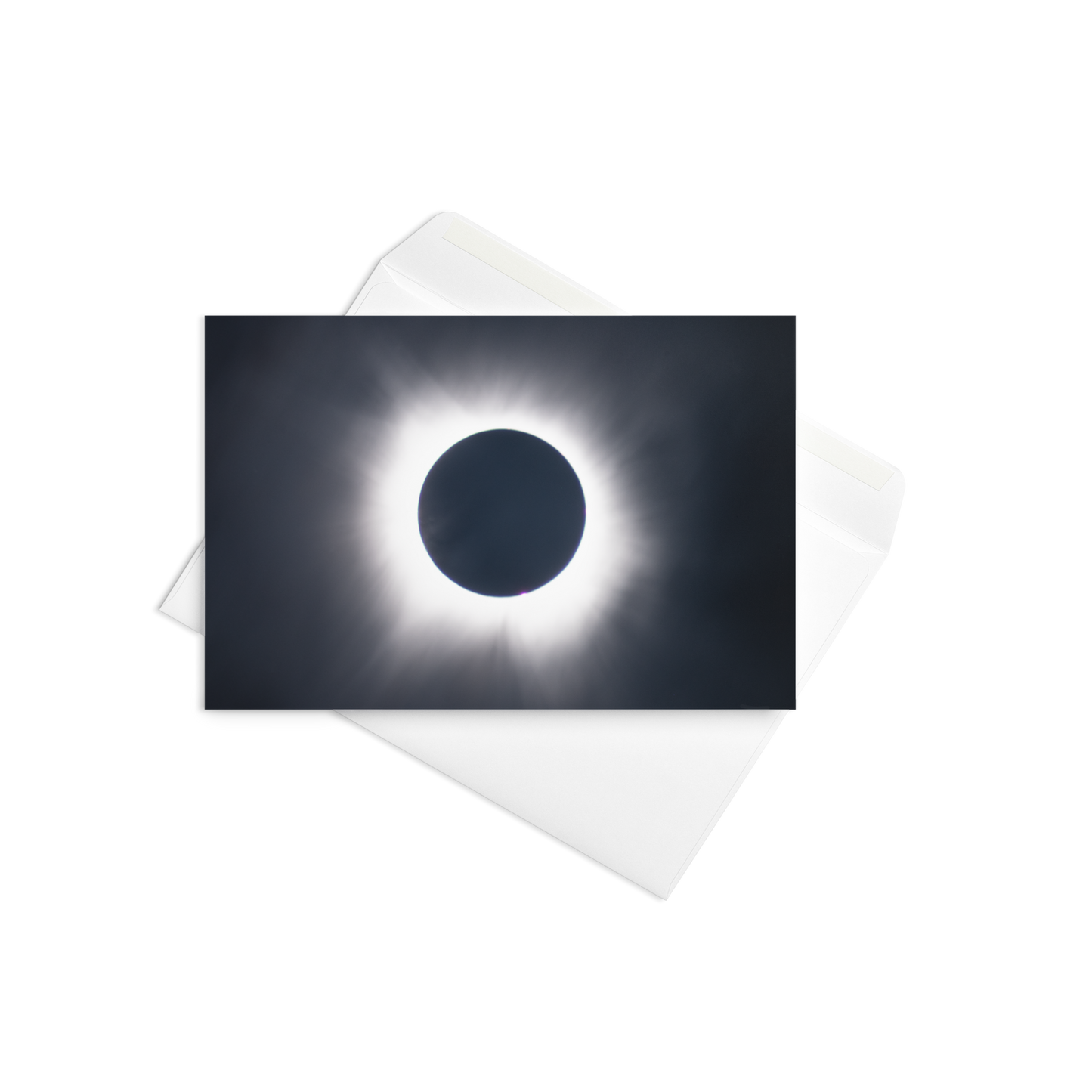 2024 Solar Eclipse Totality Greeting Card - Celestial Wonders in Every Fold 🌞🌑