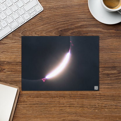 2024 Solar Eclipse Diamond Ring Greeting Card - Send Stellar Greetings to Your Loved Ones 🌞🌙