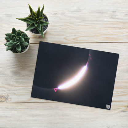 2024 Solar Eclipse Diamond Ring Greeting Card - Send Stellar Greetings to Your Loved Ones 🌞🌙