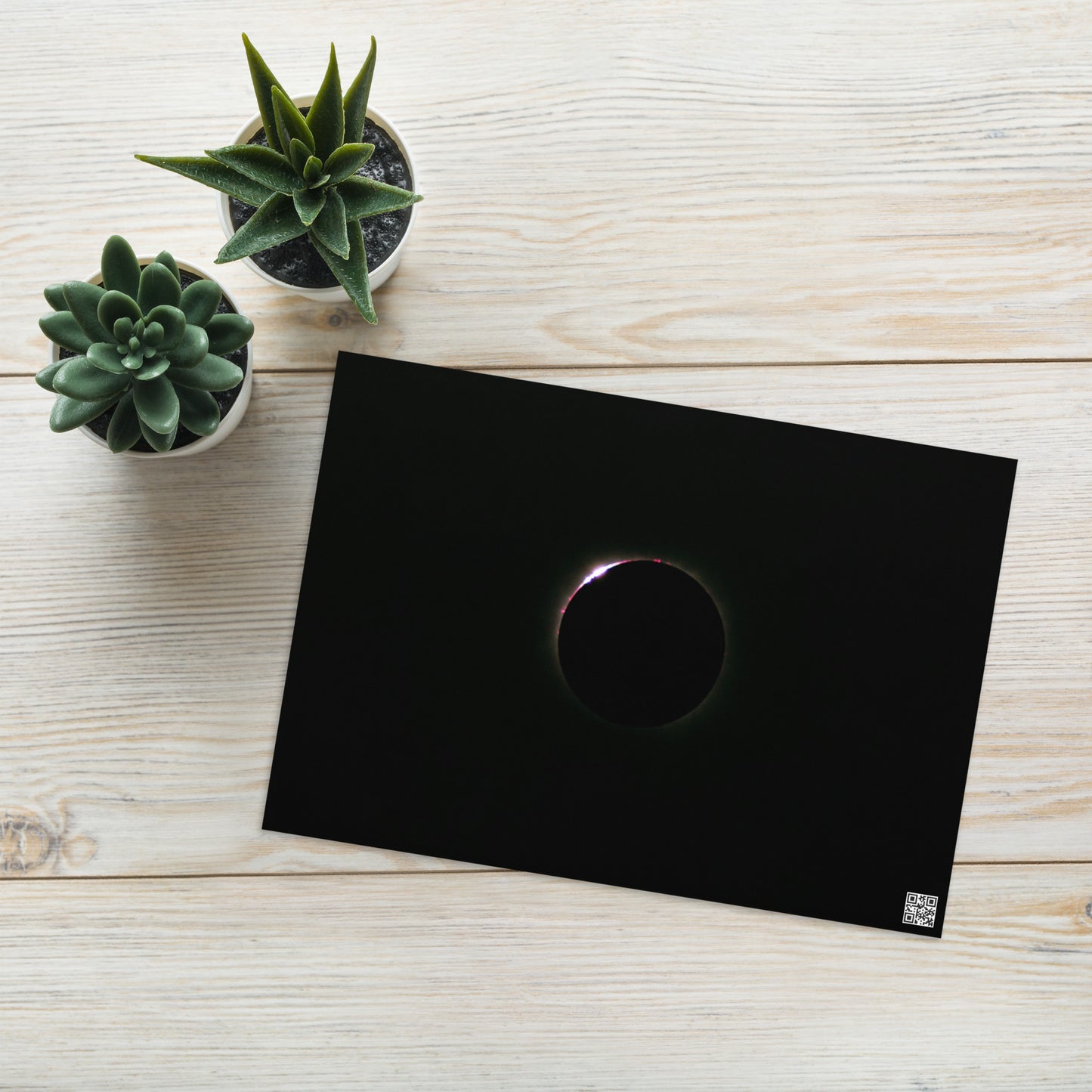 2024 Solar Eclipse Totality Greeting Card - Celestial Wonders in Every Fold 🌞🌑