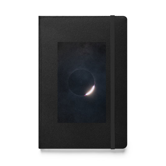 2024 Solar Eclipse Diamond Ring Hardcover Bound Notebook Journal