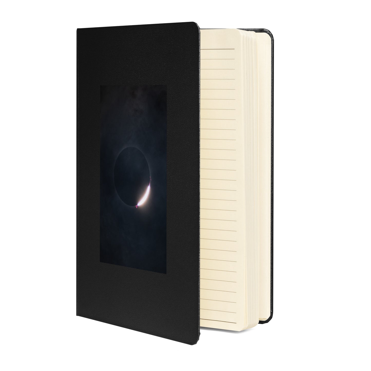2024 Solar Eclipse Diamond Ring Hardcover Bound Notebook Journal