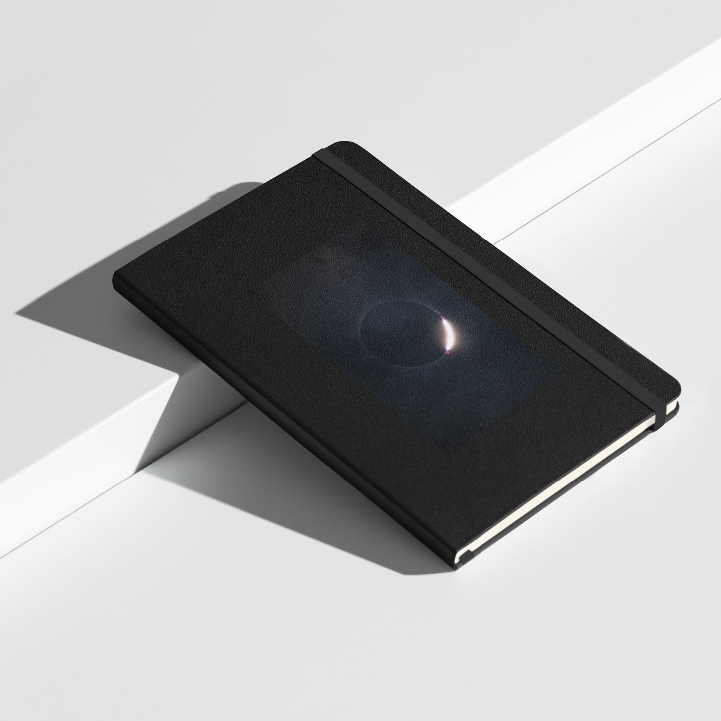 2024 Solar Eclipse Diamond Ring Hardcover Bound Notebook Journal