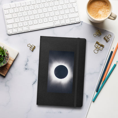 2024 Solar Eclipse Totality Hardcover Notebook - Capture Cosmic Inspiration 🌞🌑