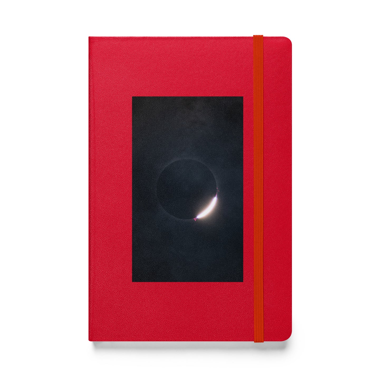2024 Solar Eclipse Diamond Ring Hardcover Bound Notebook Journal