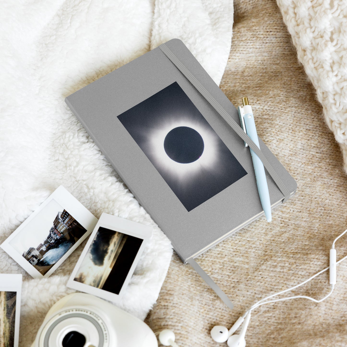 2024 Solar Eclipse Totality Hardcover Notebook - Capture Cosmic Inspiration 🌞🌑