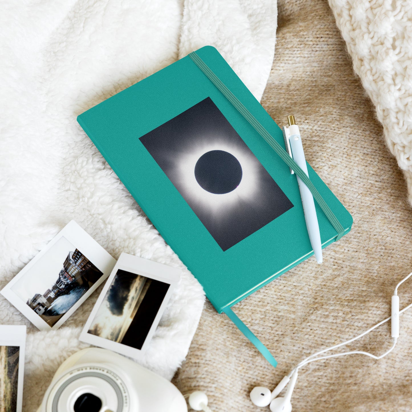2024 Solar Eclipse Totality Hardcover Notebook - Capture Cosmic Inspiration 🌞🌑