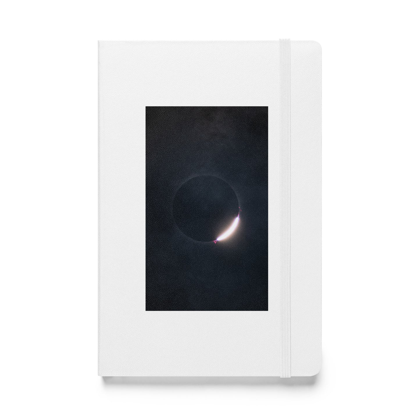 2024 Solar Eclipse Diamond Ring Hardcover Bound Notebook Journal