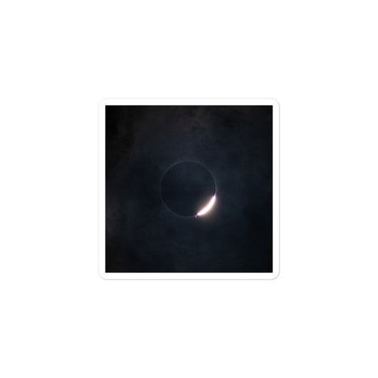 2024 Solar Eclipse Diamond Ring Sticker - Adorn Your Space with Celestial Beauty 🌞